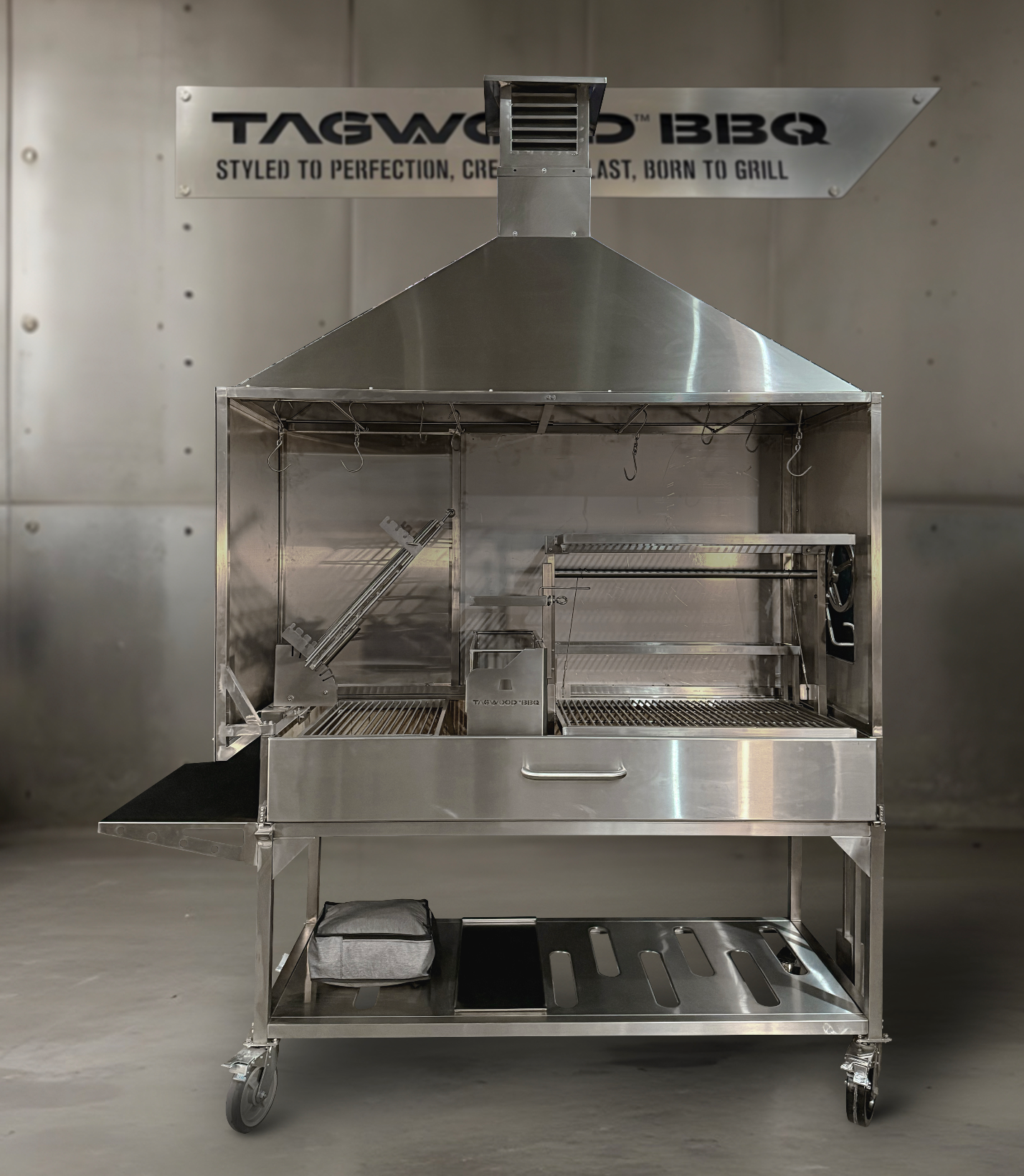 Tagwood BBQ Attachment Built-in Smoke Hood -- ASH08- PRE-ORDER - TAGWOOD BBQ