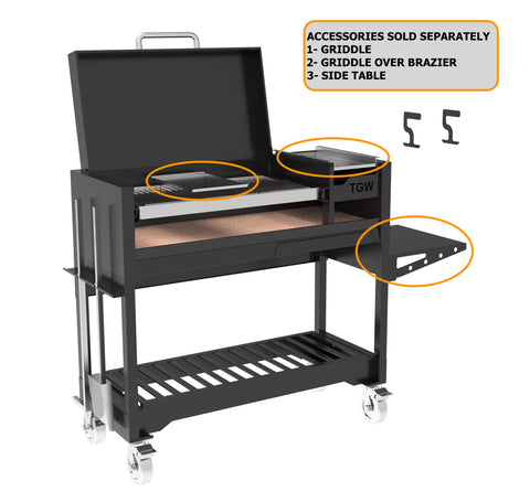 Tagwood BBQ Argentine Wood Fire & Charcoal Gaucho Grill | BBQ18SI-- PRE-ORDER - TAGWOOD BBQ