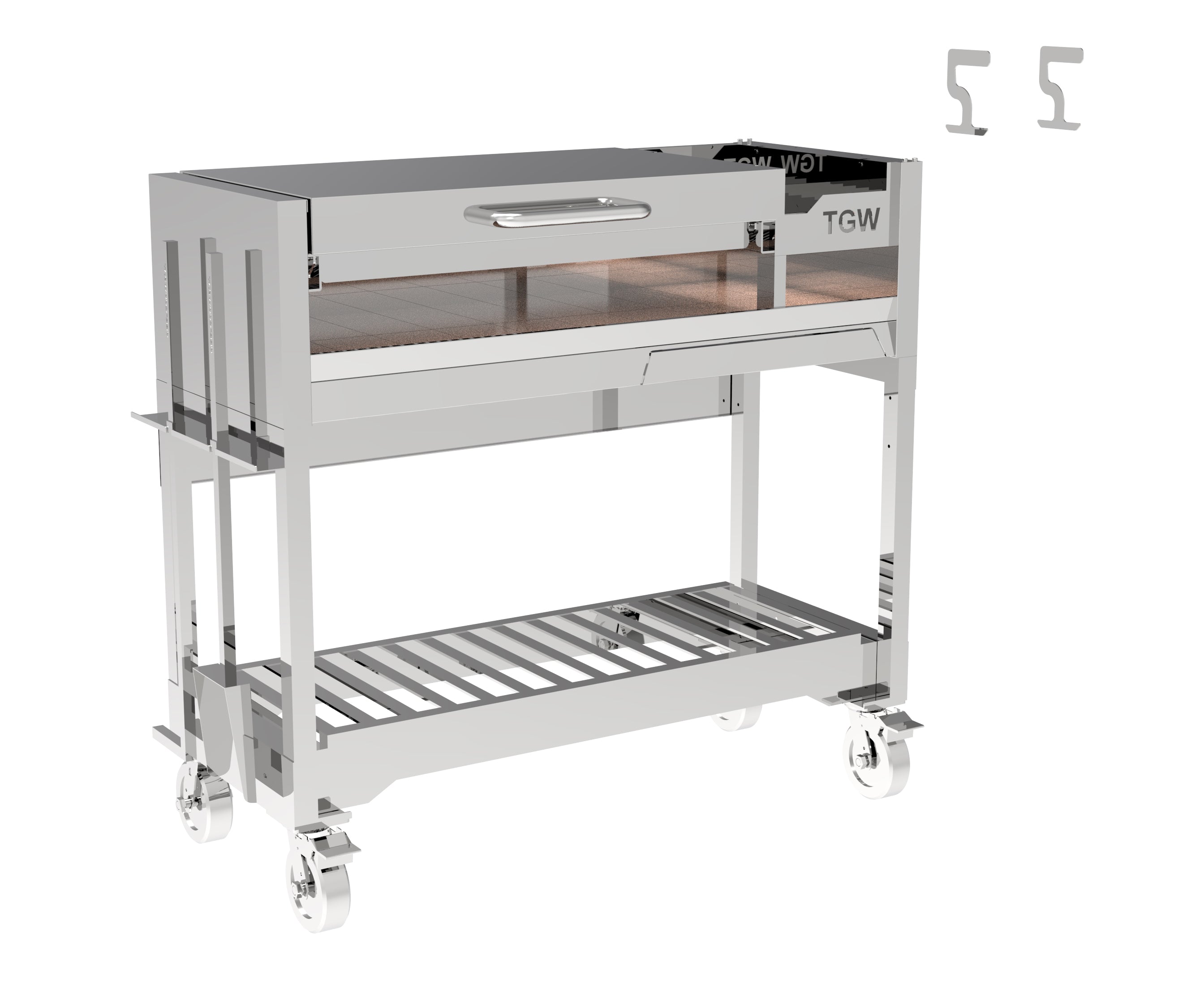 Tagwood BBQ Argentine Wood Fire & Charcoal Gaucho Grill | BBQ18SS-- PRE-ORDER - TAGWOOD BBQ