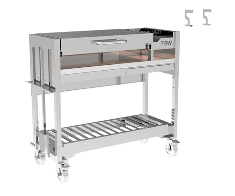 Tagwood BBQ Argentine Wood Fire & Charcoal Gaucho Grill | BBQ18SS-- PRE-ORDER - TAGWOOD BBQ