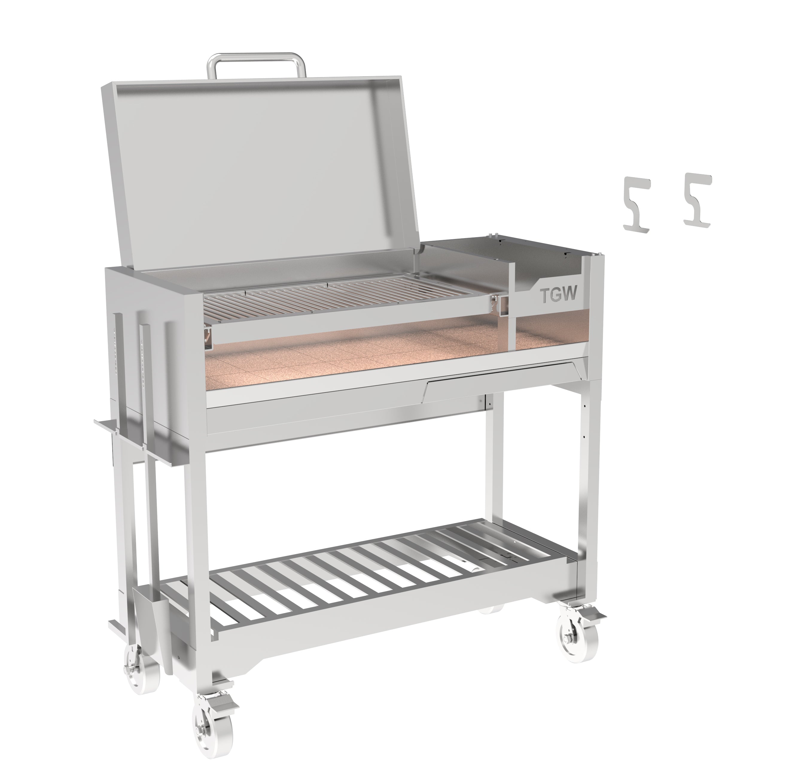 Tagwood BBQ Argentine Wood Fire & Charcoal Gaucho Grill | BBQ18SS-- PRE-ORDER - TAGWOOD BBQ