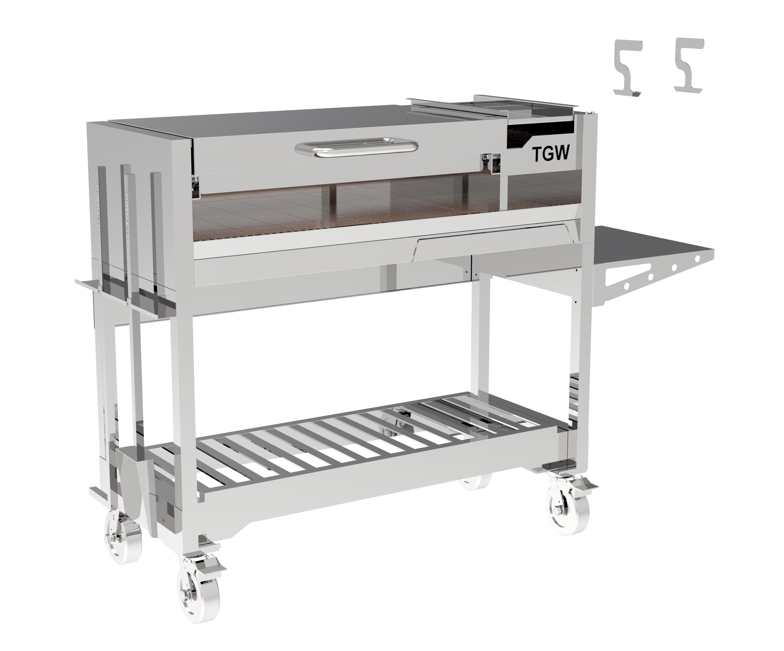 Tagwood BBQ Argentine  Wood Fire & Charcoal Gaucho Grill | BBQ18SS-- PRE-ORDER - TAGWOOD BBQ