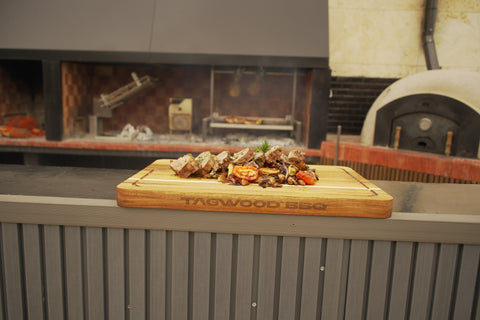 Tagwood BBQ Insert Style Argentine Santa Maria Wood Fire & Charcoal Gaucho Grill without firebricks | BBQ09SS -- - TAGWOOD BBQ