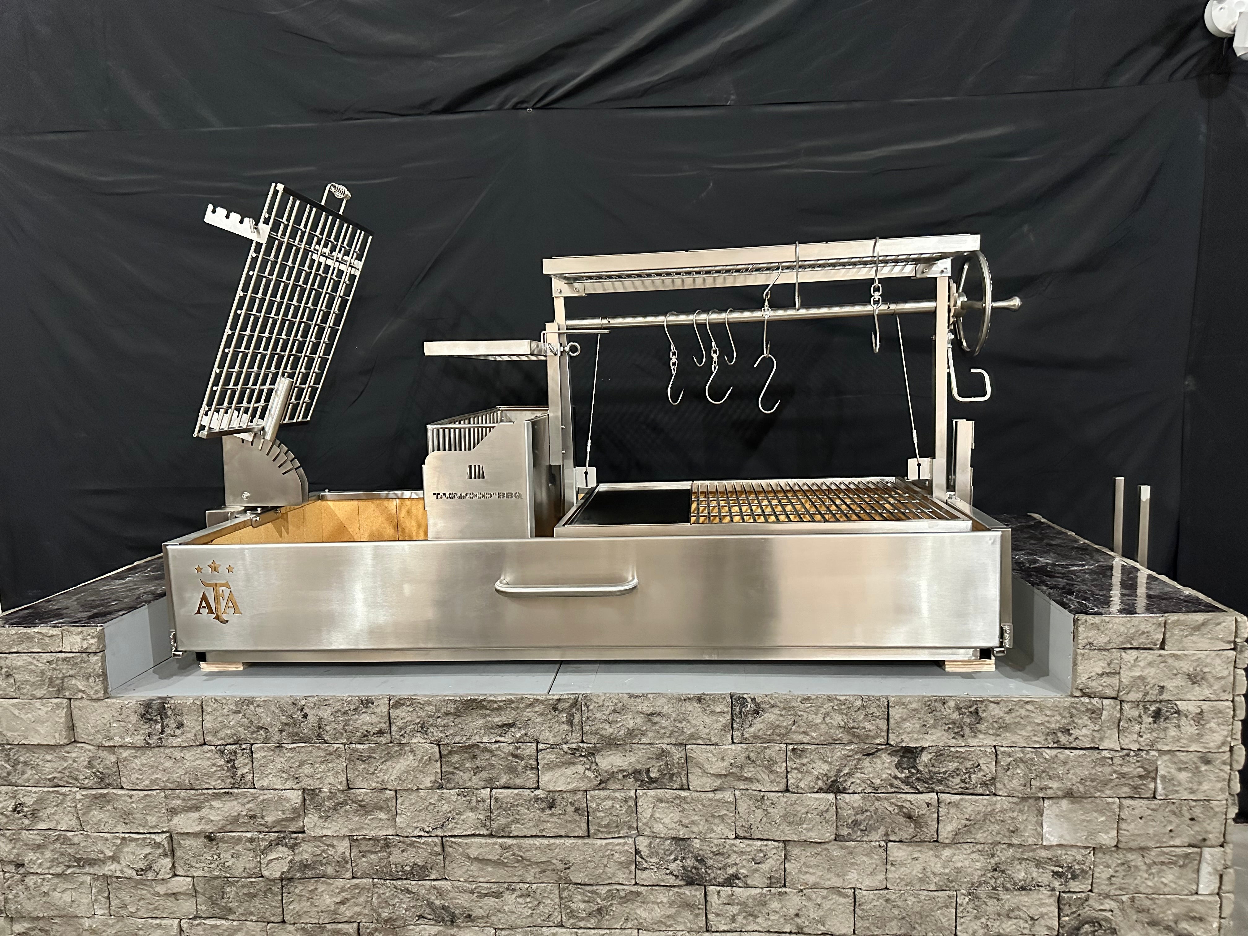 Tagwood BBQ Argentine Santa Maria Wood Fire & Charcoal Gaucho Grill | BBQ28SS - TAGWOOD BBQ STORES