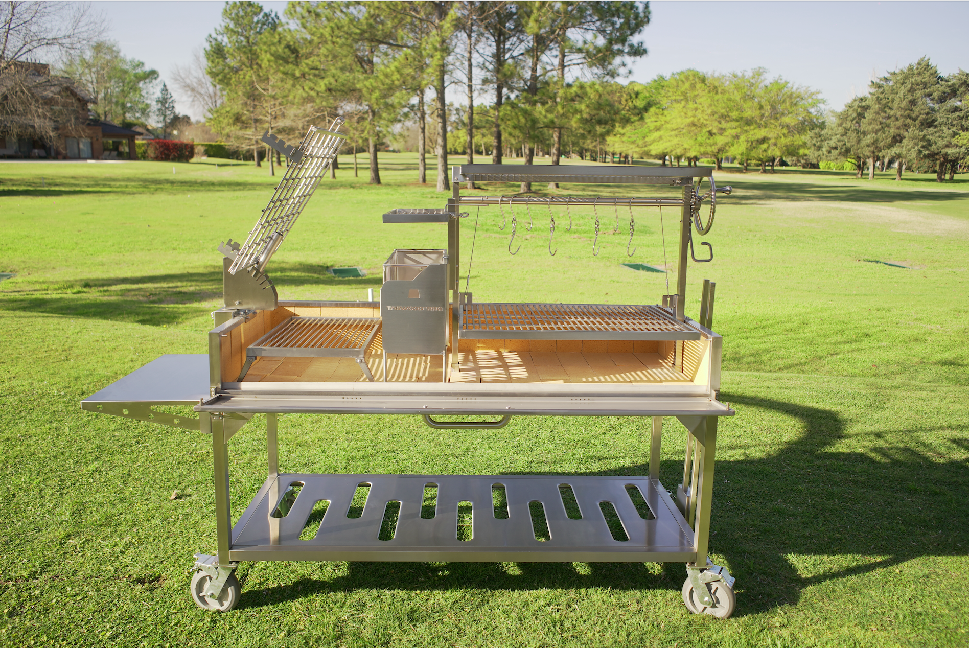Tagwood BBQ Argentine Santa Maria Wood Fire & Charcoal Gaucho Grill | BBQ26SS -- - TAGWOOD BBQ