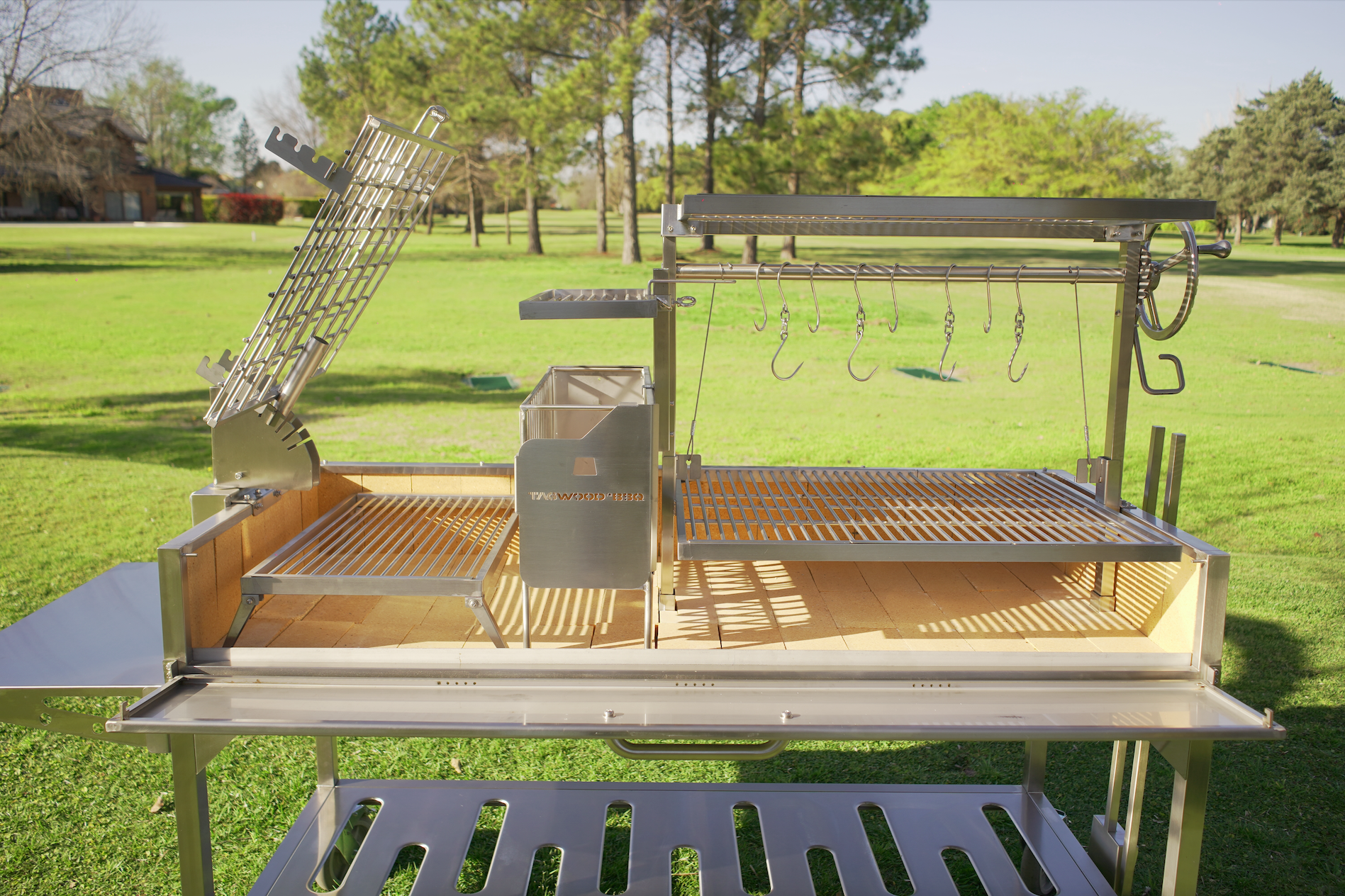 Tagwood BBQ Argentine Santa Maria Wood Fire & Charcoal Gaucho Grill | BBQ26SS -- - TAGWOOD BBQ