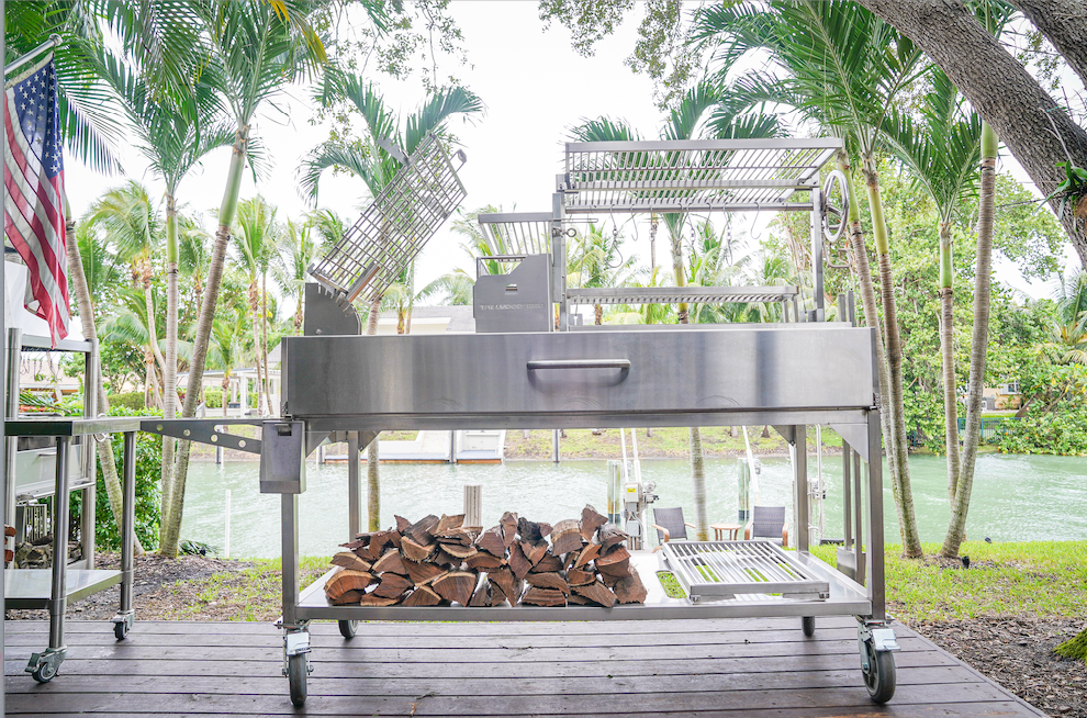 Tagwood BBQ Argentine Santa Maria Wood Fire & Charcoal Gaucho Grill | BBQ26SS -- - TAGWOOD BBQ