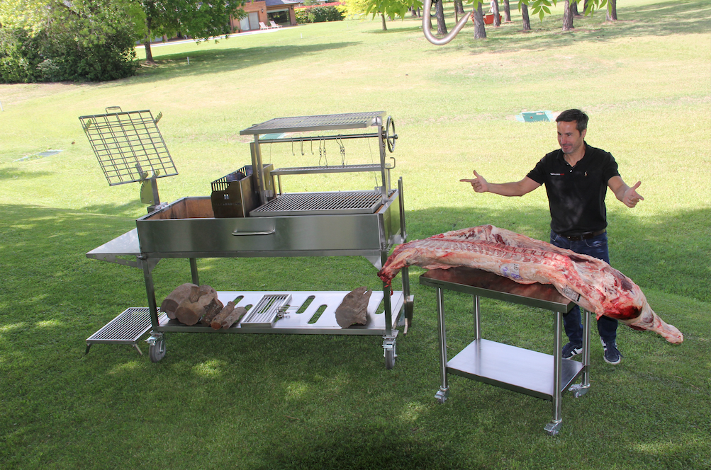 Tagwood BBQ Argentine Santa Maria Wood Fire & Charcoal Gaucho Grill | BBQ26SS -- - TAGWOOD BBQ
