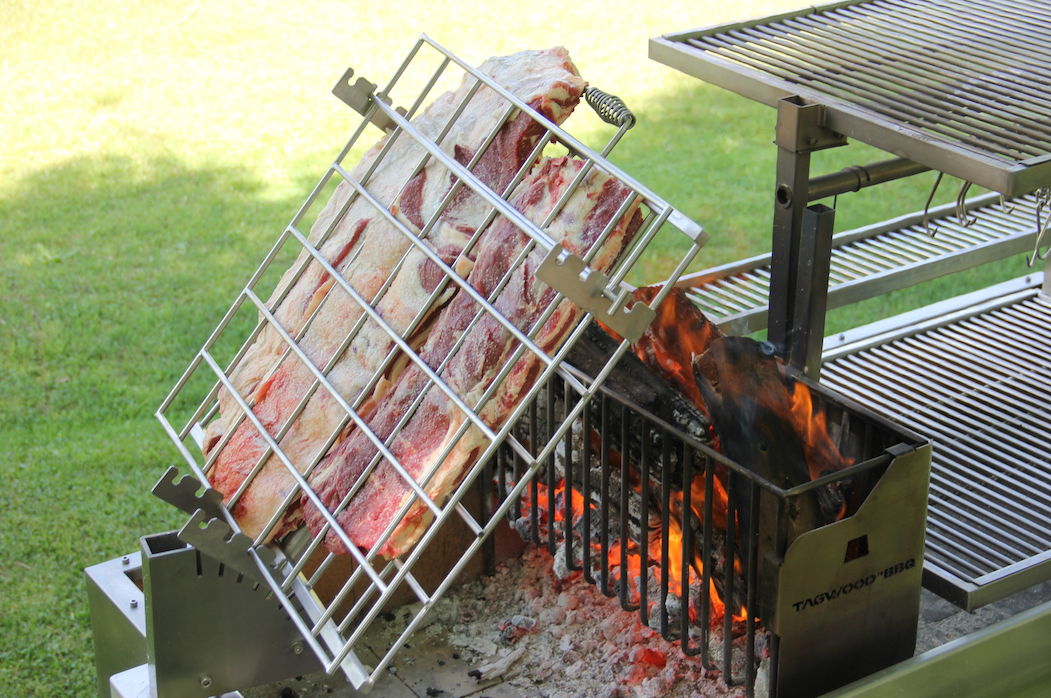 Tagwood BBQ Argentine Santa Maria Wood Fire & Charcoal Gaucho Grill | BBQ26SS -- - TAGWOOD BBQ
