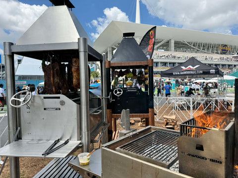 Tagwood BBQ Argentine Santa Maria Style Wood Fire & Charcoal Gaucho Grill | BBQ02SI-- - TAGWOOD BBQ