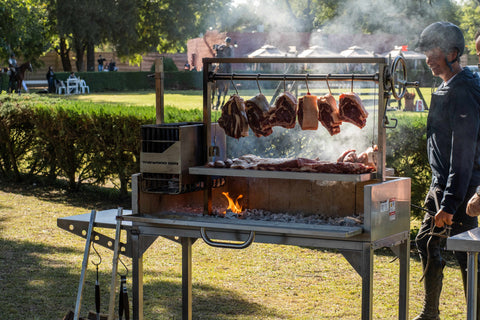 Tagwood BBQ Argentine Santa Maria Wood Fire & Charcoal Gaucho Grill | BBQ03SS- - TAGWOOD BBQ