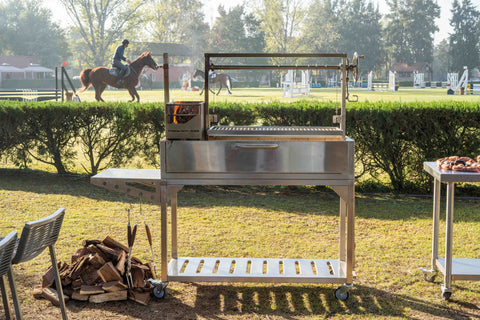 Tagwood BBQ Argentine Santa Maria Wood Fire & Charcoal Gaucho Grill | BBQ03SS- - TAGWOOD BBQ