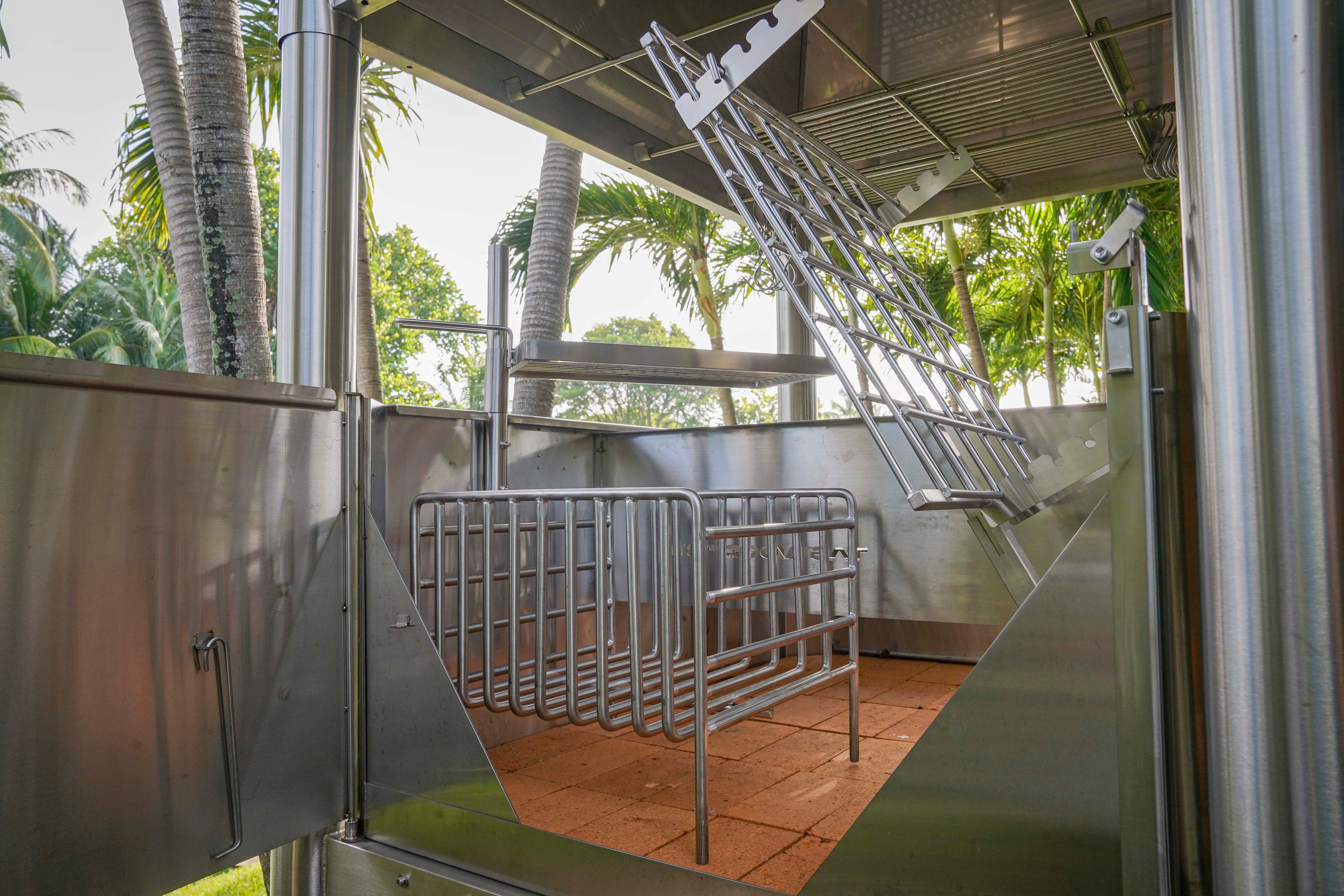 Tagwood BBQ Argentine Santa Maria Wood Fire & Charcoal Gaucho Grill all Stainless Steel | BBQ12SS - TAGWOOD BBQ