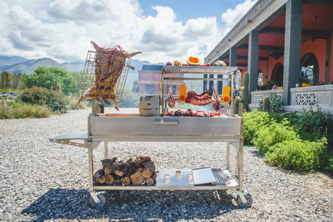 Tagwood BBQ Argentine Santa Maria Wood Fire & Charcoal Gaucho Grill | BBQ26SS -- - TAGWOOD BBQ