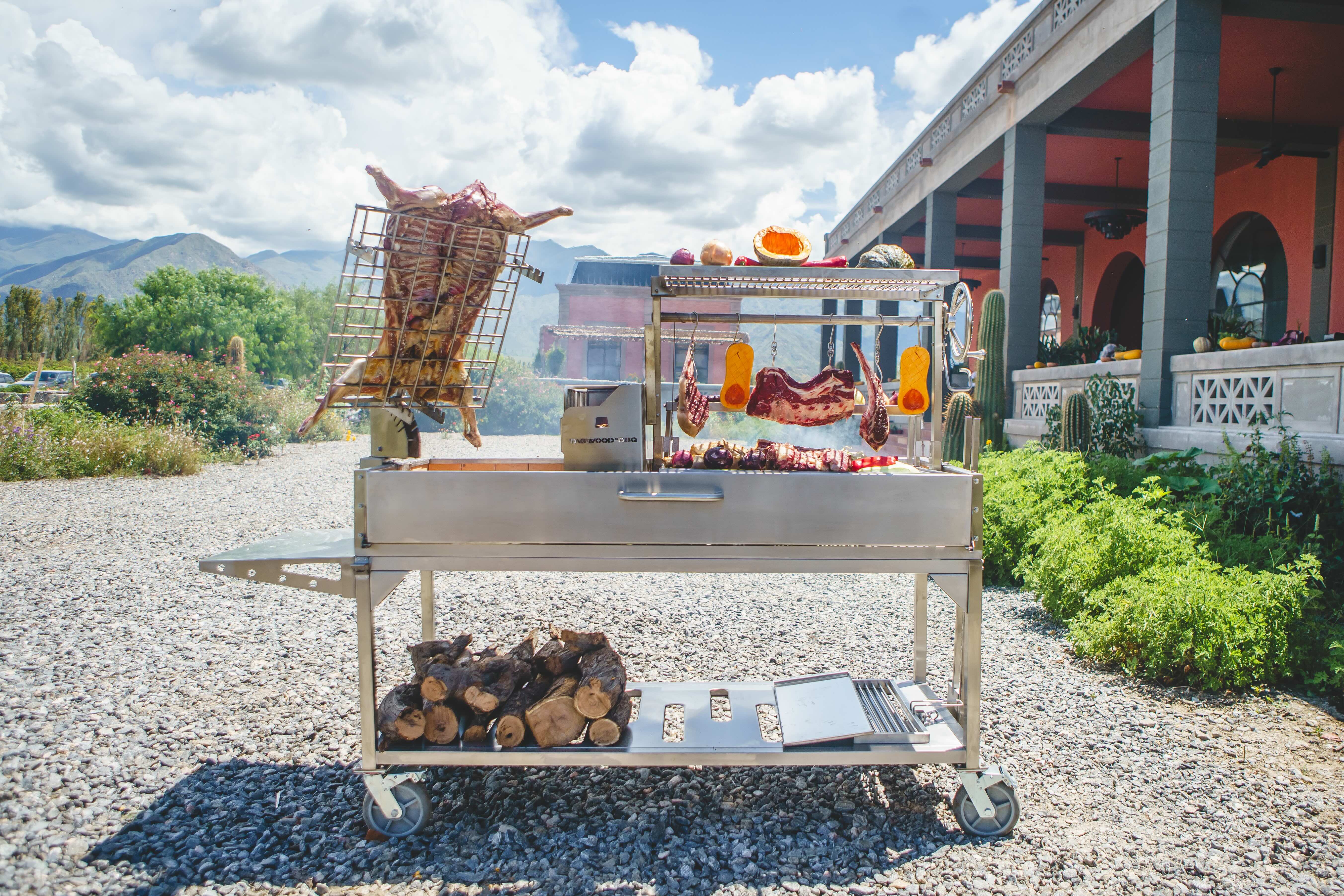 Tagwood BBQ Argentine Santa Maria Wood Fire & Charcoal Gaucho Grill | BBQ26SS -- - TAGWOOD BBQ