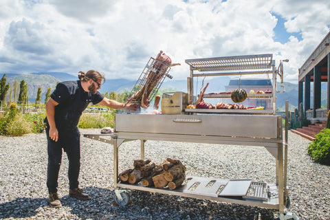 Tagwood BBQ Argentine Santa Maria Wood Fire & Charcoal Gaucho Grill | BBQ26SS -- - TAGWOOD BBQ