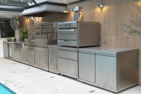 Tagwood BBQ Argentine Santa Maria Wood Fire & Charcoal Gaucho Grill | BBQ28SS - TAGWOOD BBQ