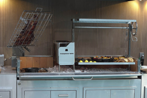 Tagwood BBQ Argentine Santa Maria Wood Fire & Charcoal Gaucho Grill | BBQ28SS - TAGWOOD BBQ