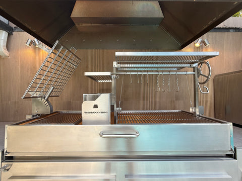 Tagwood BBQ Argentine Santa Maria Wood Fire & Charcoal Gaucho Grill | BBQ28SS - TAGWOOD BBQ