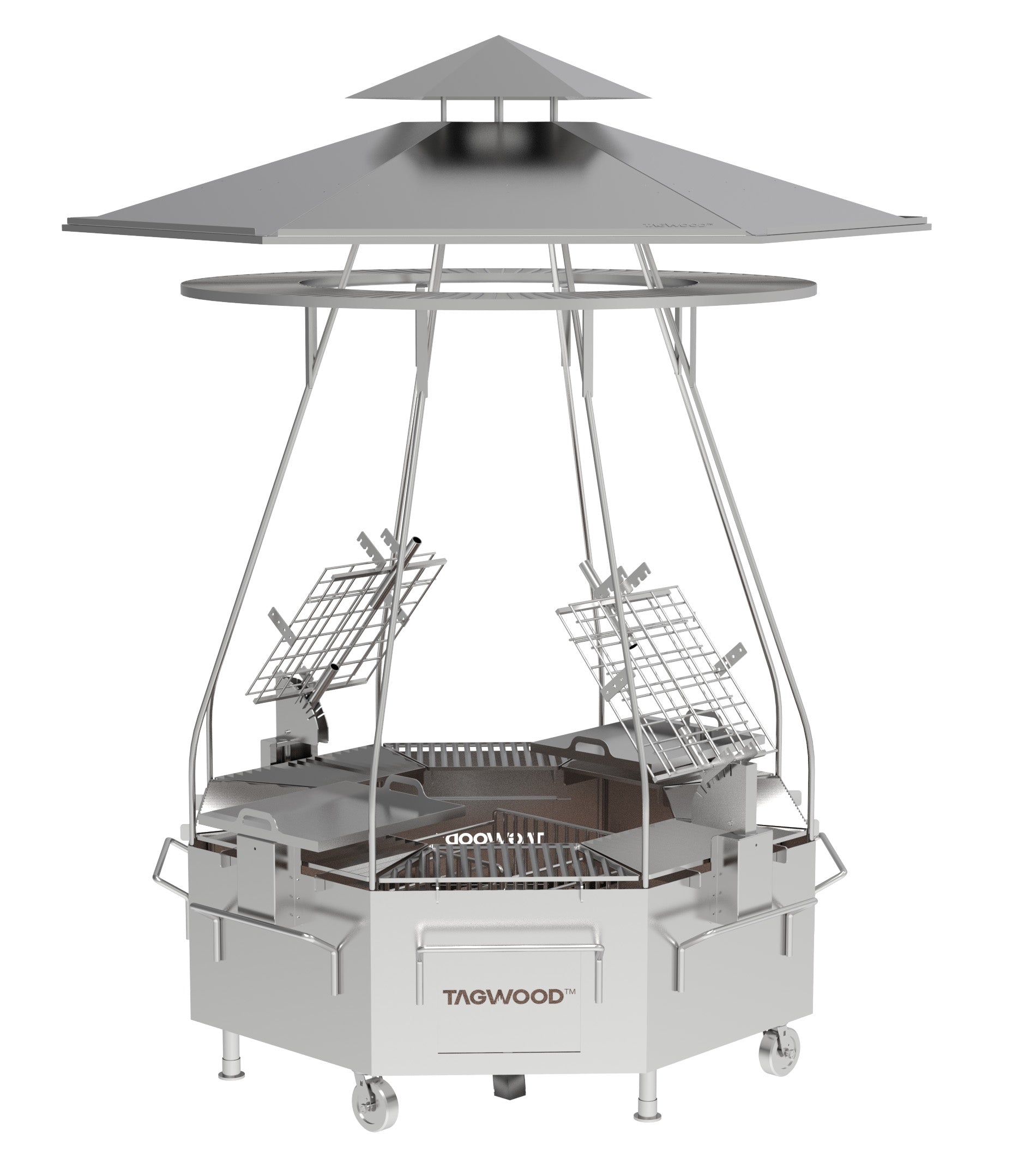 Tagwood BBQ Argentine Santa Maria Wood Fire & Charcoal THE TAGWOOD TOWER Grill | BBQ37SS - PRE-ORDER