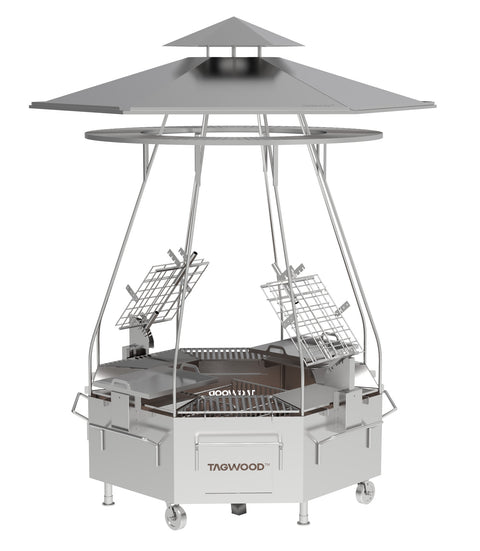 Tagwood BBQ Argentine Santa Maria Wood Fire & Charcoal THE TAGWOOD TOWER Grill | BBQ37SS - PRE-ORDER - TAGWOOD BBQ