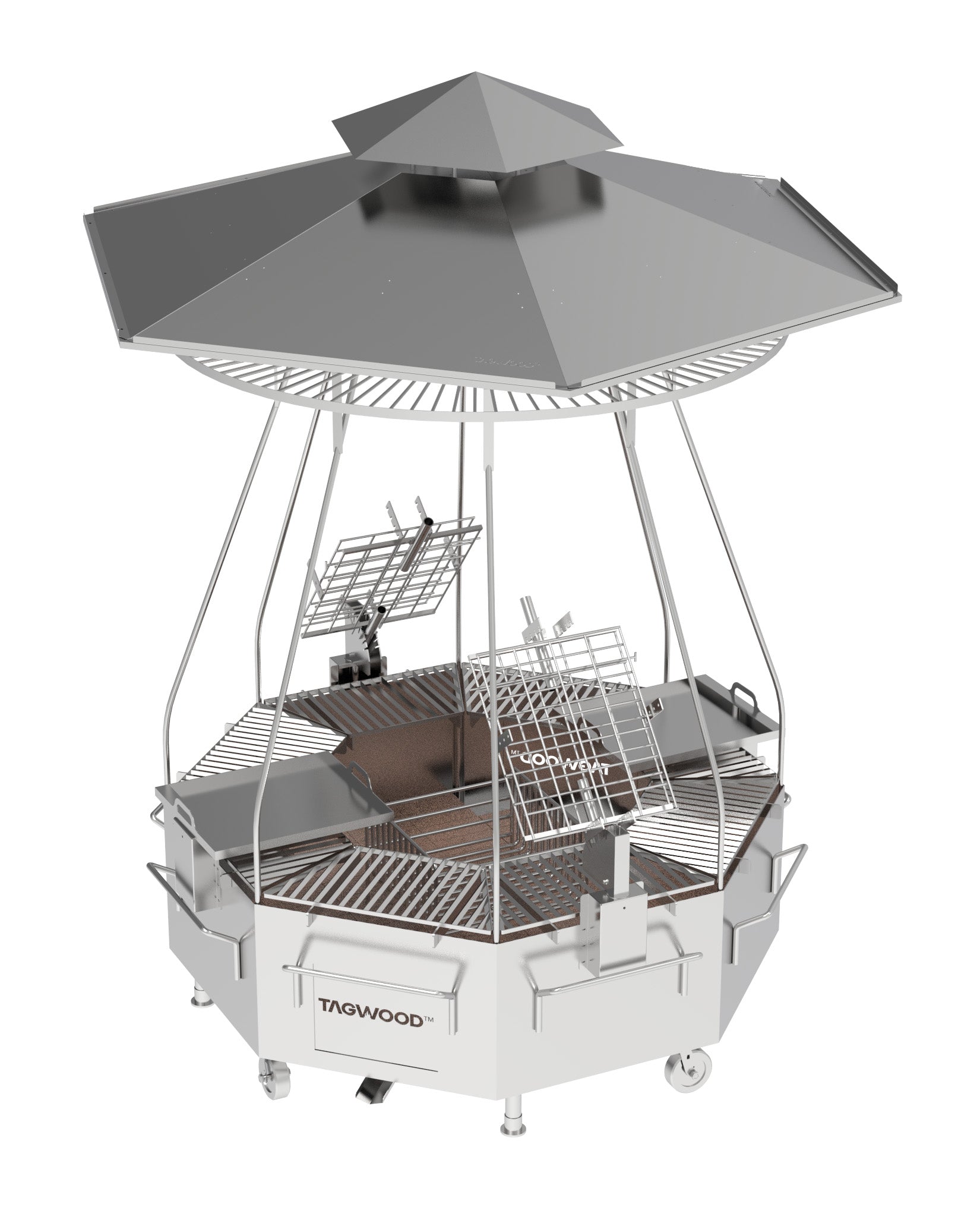 Tagwood BBQ Argentine Santa Maria Wood Fire & Charcoal THE TAGWOOD TOWER Grill | BBQ37SS - PRE-ORDER