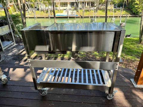 Tagwood BBQ Argentine Wood Fire & Charcoal Gaucho Grill | BBQ18SS-- PRE-ORDER - TAGWOOD BBQ