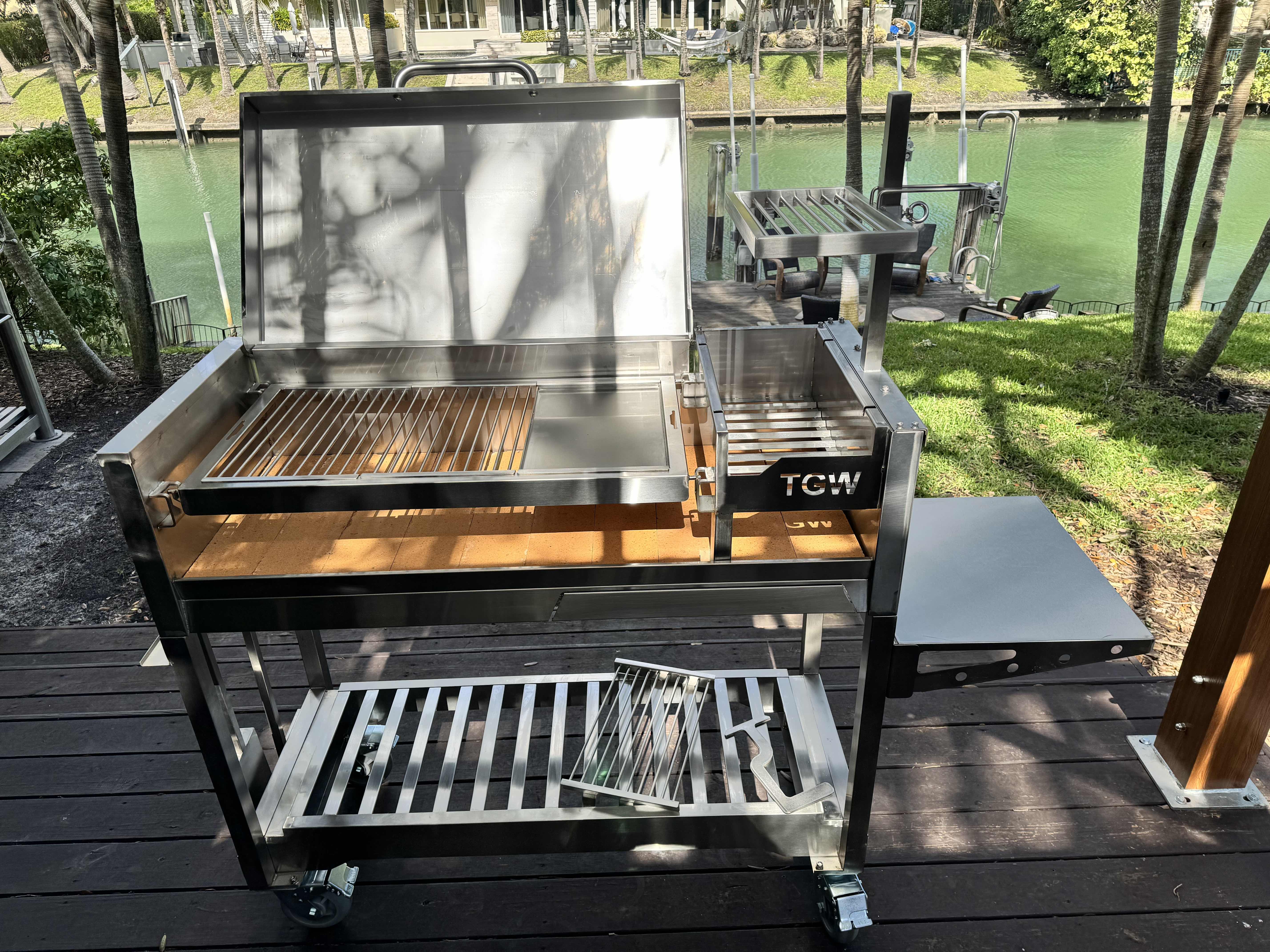 Tagwood BBQ Argentine Wood Fire & Charcoal Gaucho Grill | BBQ18SS-- PRE-ORDER - TAGWOOD BBQ