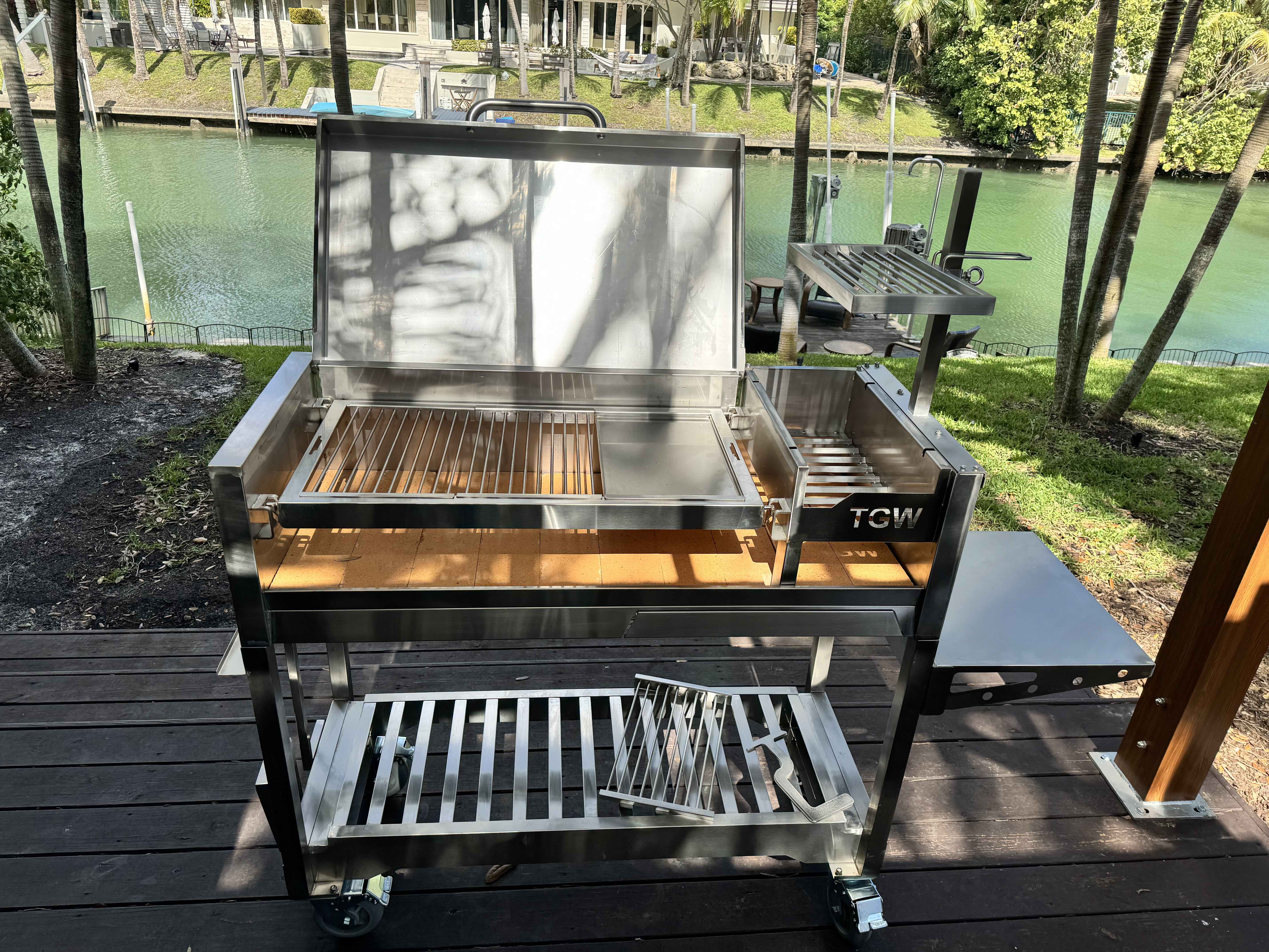 Tagwood BBQ Argentine Wood Fire & Charcoal Gaucho Grill | BBQ18SS-- PRE-ORDER - TAGWOOD BBQ