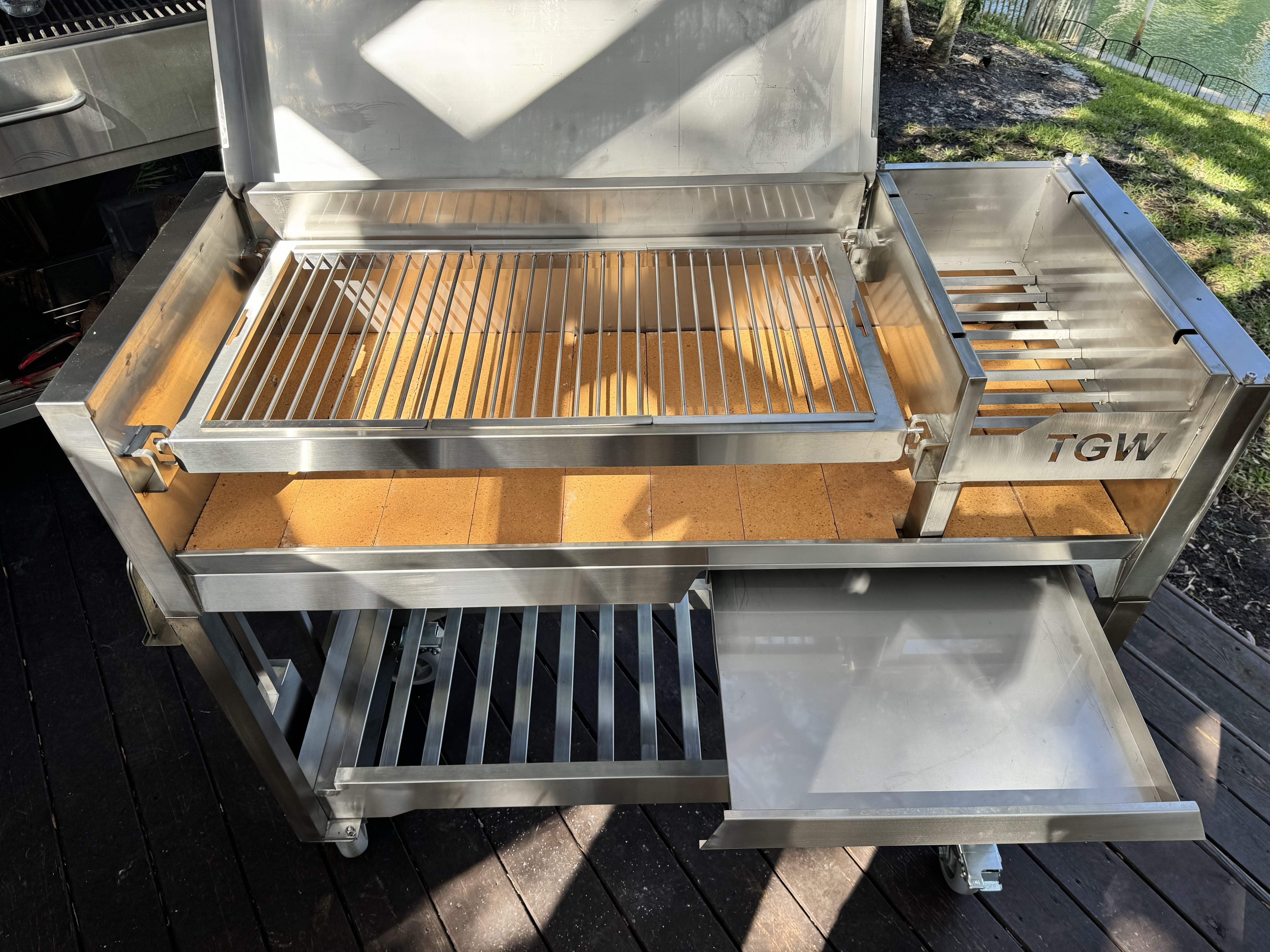 Tagwood BBQ Argentine Wood Fire & Charcoal Gaucho Grill | BBQ18SS-- PRE-ORDER - TAGWOOD BBQ