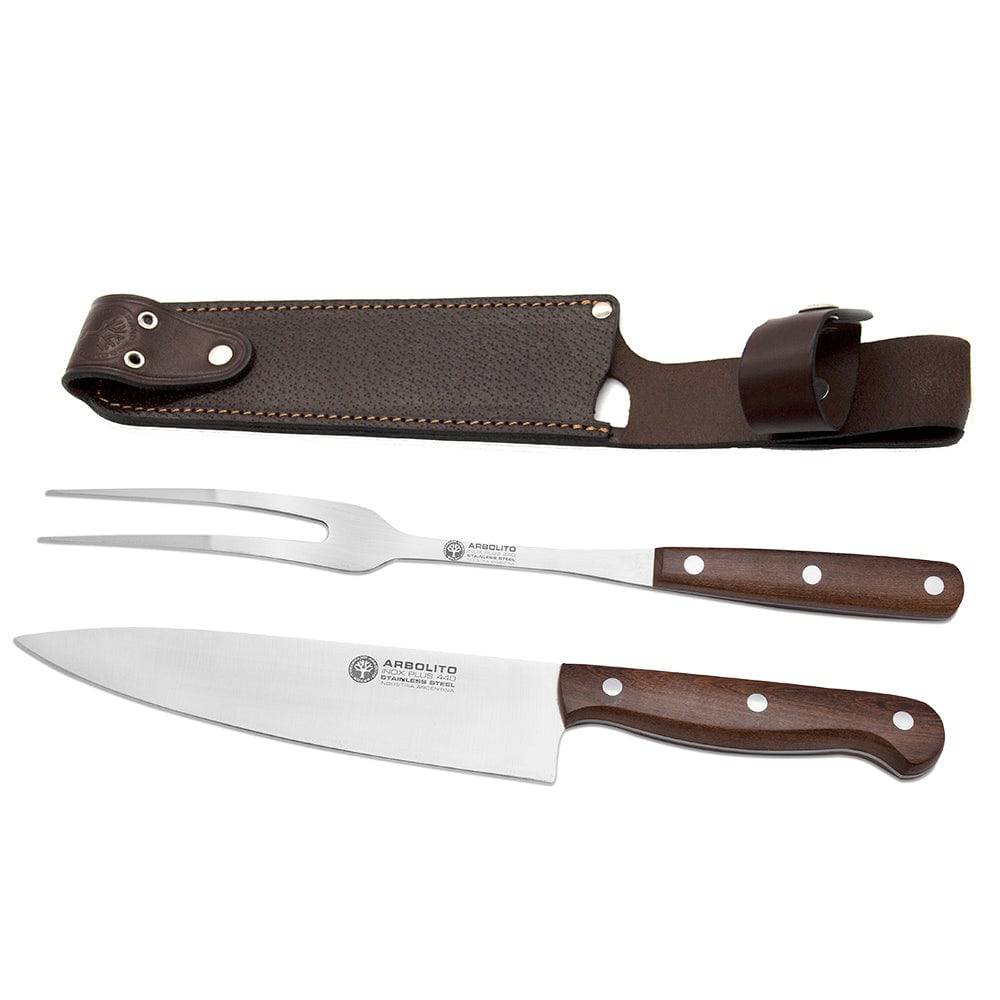 BOKER Meat Fork & Carving Knife BBQ Set | KF11 - TAGWOOD BBQ STORES