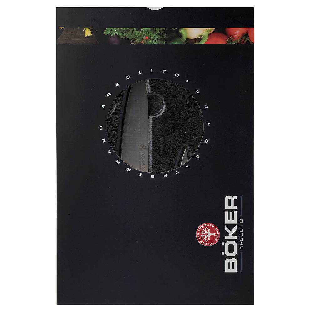BOKER Premiun Meat Fork, Carving & Steak Knives & Sharpening Tool Set | KF02 - TAGWOOD BBQ STORES