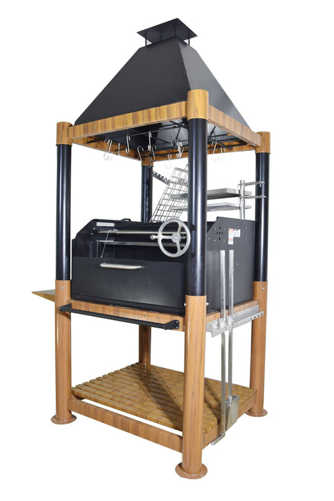 Tagwood BBQ Argentine Santa Maria Style Wood Fire & Charcoal Gaucho Grill | BBQ02SI-- - TAGWOOD BBQ STORES