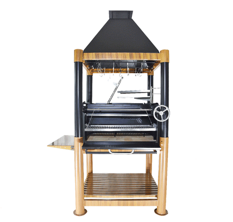 Tagwood BBQ Argentine Santa Maria Style Wood Fire & Charcoal Gaucho Grill | BBQ02SI-- - TAGWOOD BBQ STORES