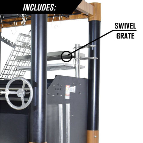 Tagwood BBQ Argentine Santa Maria Style Wood Fire & Charcoal Gaucho Grill | BBQ02SI-- - TAGWOOD BBQ STORES