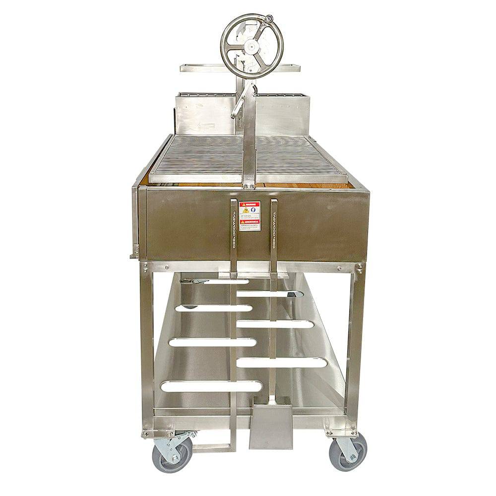 Tagwood BBQ XL Argentine Santa Maria Wood Fire & Charcoal Gaucho Grill | BBQ23SS -OPEN FIRE COOKING- - TAGWOOD BBQ STORES