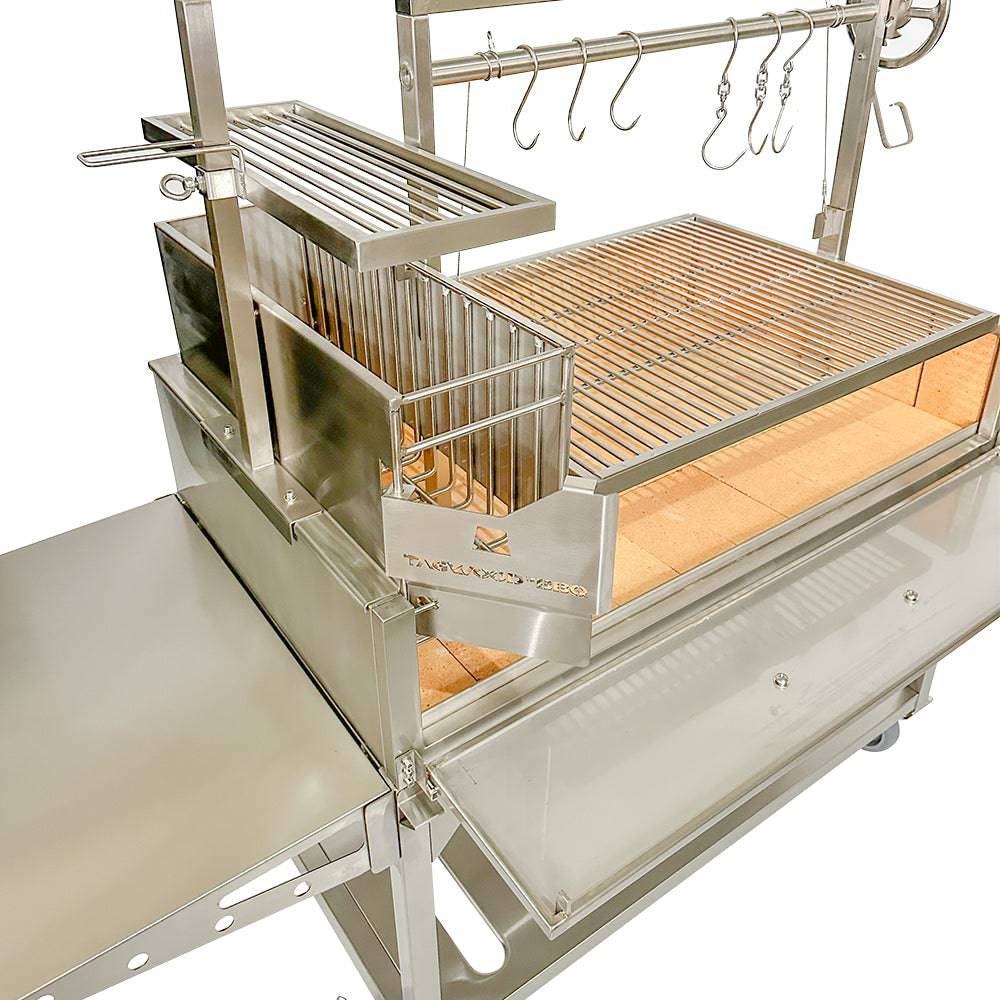 Tagwood BBQ XL Argentine Santa Maria Wood Fire & Charcoal Gaucho Grill | BBQ23SS -OPEN FIRE COOKING- - TAGWOOD BBQ STORES