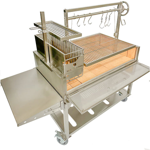 Tagwood BBQ XL Argentine Santa Maria Wood Fire & Charcoal Gaucho Grill | BBQ23SS -OPEN FIRE COOKING- - TAGWOOD BBQ STORES