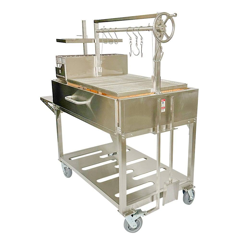 Tagwood BBQ XL Argentine Santa Maria Wood Fire & Charcoal Gaucho Grill | BBQ23SS -OPEN FIRE COOKING- - TAGWOOD BBQ STORES