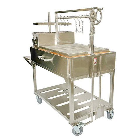 Tagwood BBQ XL Argentine Santa Maria Wood Fire & Charcoal Gaucho Grill | BBQ23SS -OPEN FIRE COOKING- - TAGWOOD BBQ STORES