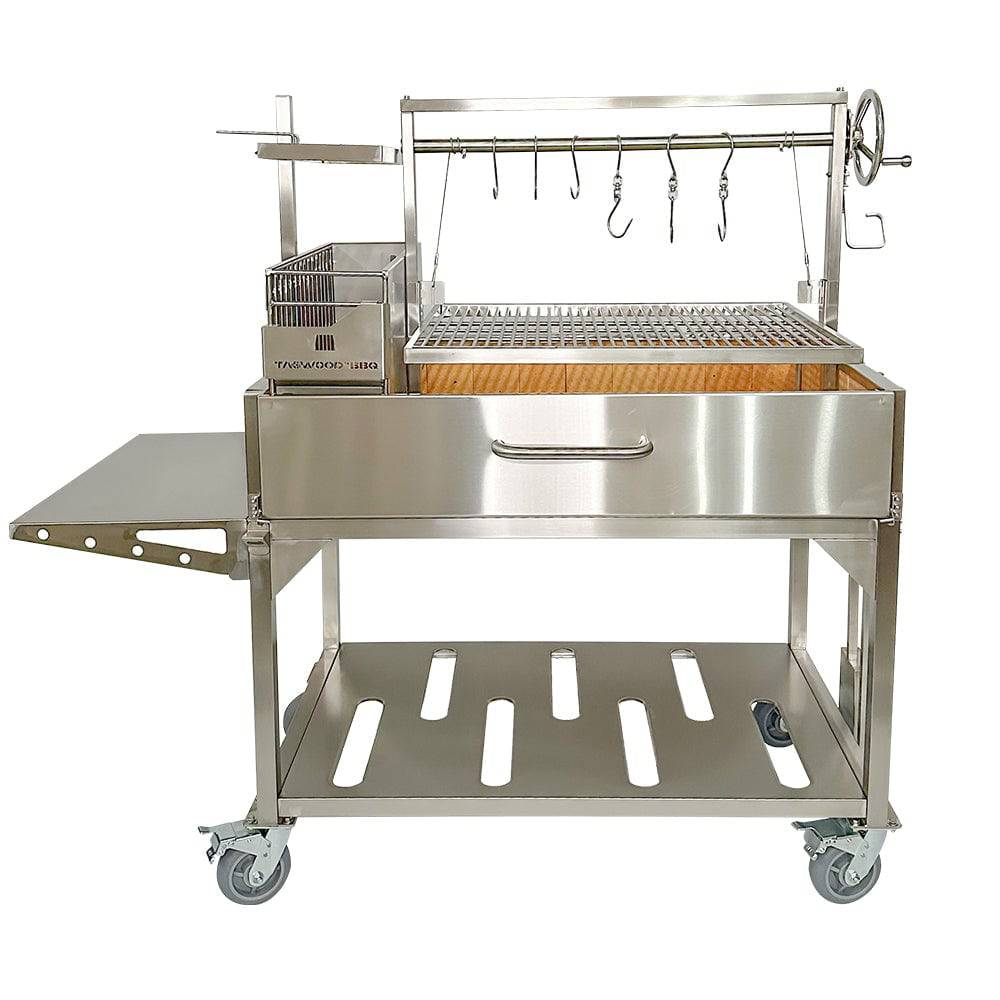 Tagwood BBQ XL Argentine Santa Maria Wood Fire & Charcoal Gaucho Grill | BBQ23SS -OPEN FIRE COOKING- - TAGWOOD BBQ STORES