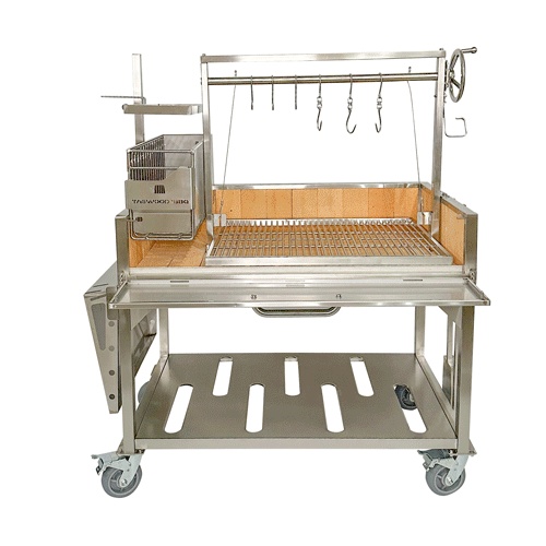 Tagwood BBQ XL Argentine Santa Maria Wood Fire & Charcoal Gaucho Grill | BBQ23SS -OPEN FIRE COOKING- - TAGWOOD BBQ STORES
