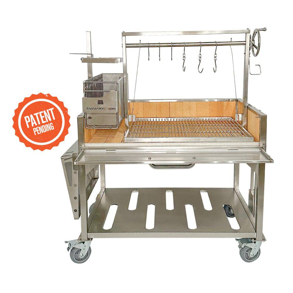 Tagwood BBQ XL Argentine Santa Maria Wood Fire & Charcoal Gaucho Grill | BBQ23SS -OPEN FIRE COOKING- - TAGWOOD BBQ STORES