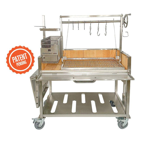 Tagwood BBQ XL Argentine Santa Maria Wood Fire & Charcoal Gaucho Grill | BBQ23SS -OPEN FIRE COOKING- - TAGWOOD BBQ STORES