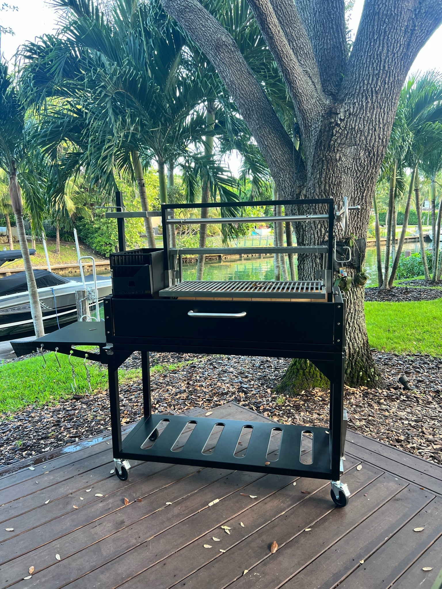 Tagwood BBQ Argentine Santa Maria Wood Fire & Charcoal Gaucho Grill | BBQ03SI-- - TAGWOOD BBQ STORES