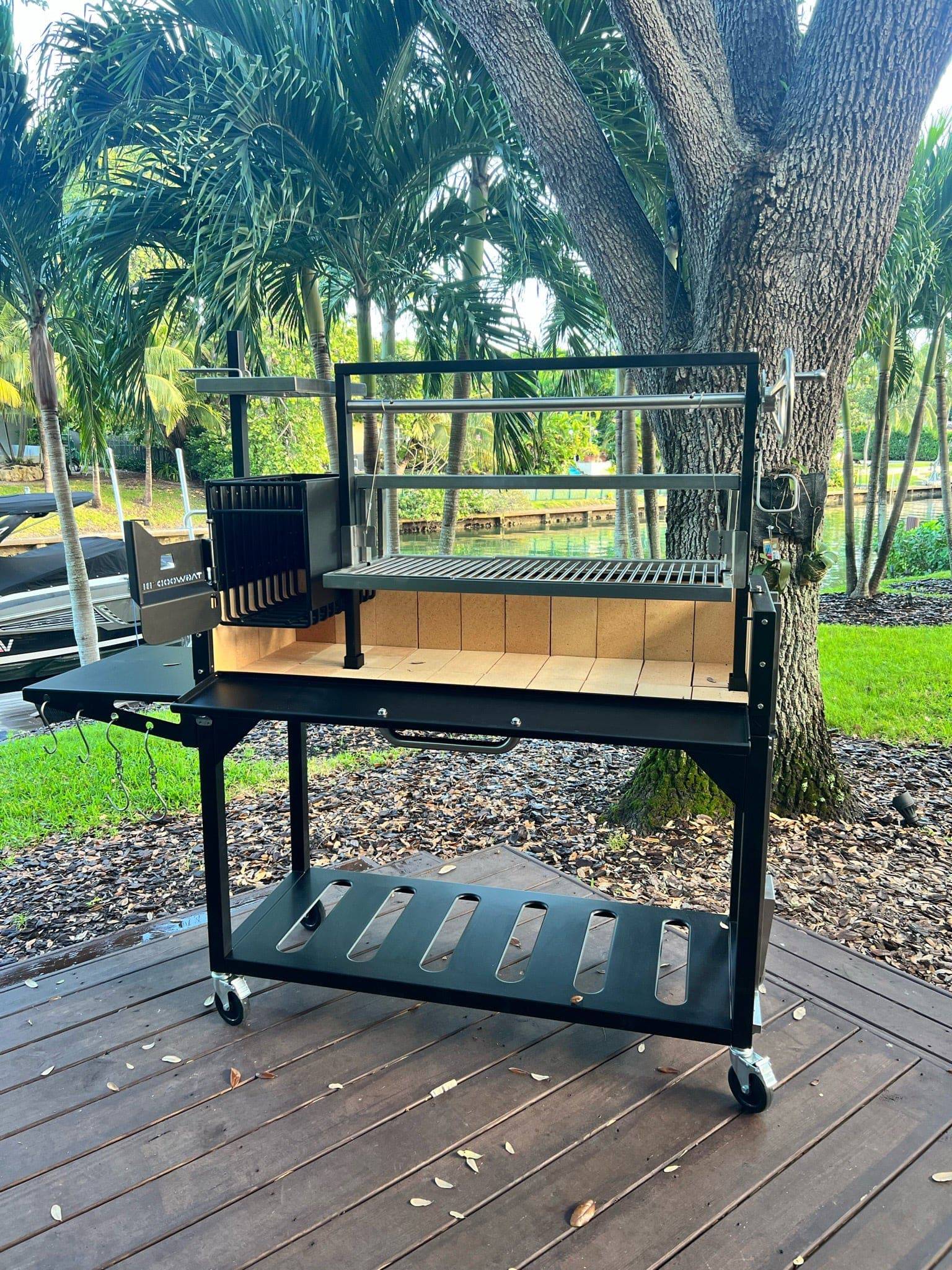 Tagwood BBQ Argentine Santa Maria Wood Fire & Charcoal Gaucho Grill | BBQ03SI-- - TAGWOOD BBQ STORES