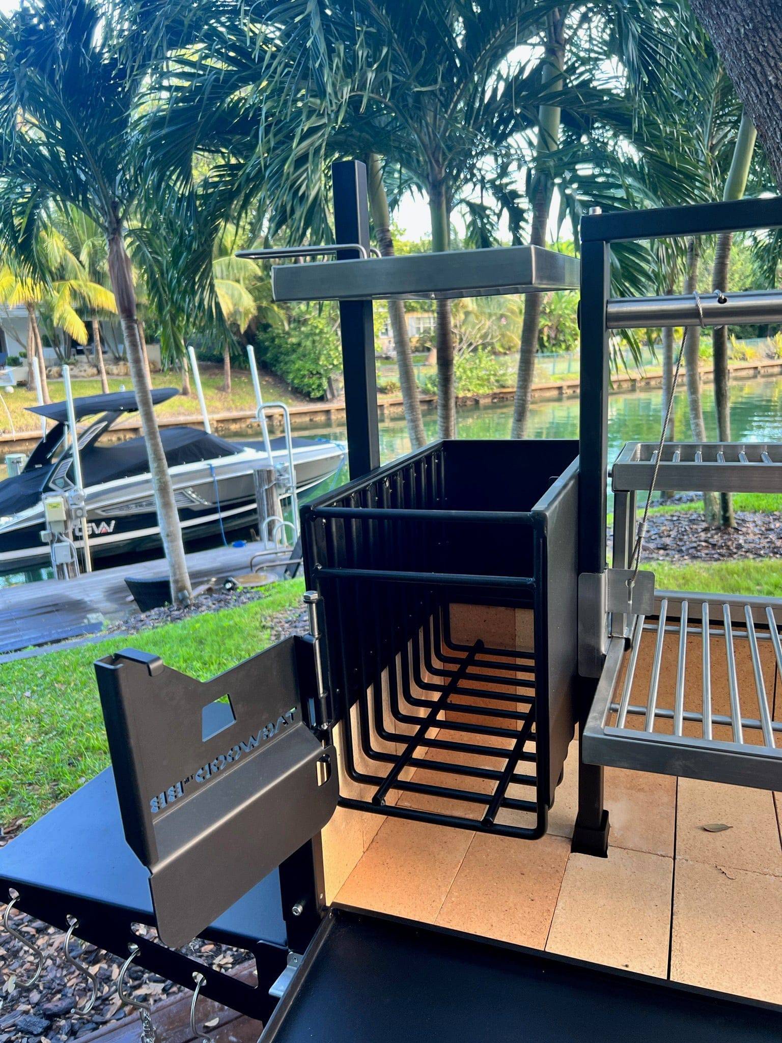 Tagwood BBQ Argentine Santa Maria Wood Fire & Charcoal Gaucho Grill | BBQ03SI-- - TAGWOOD BBQ STORES