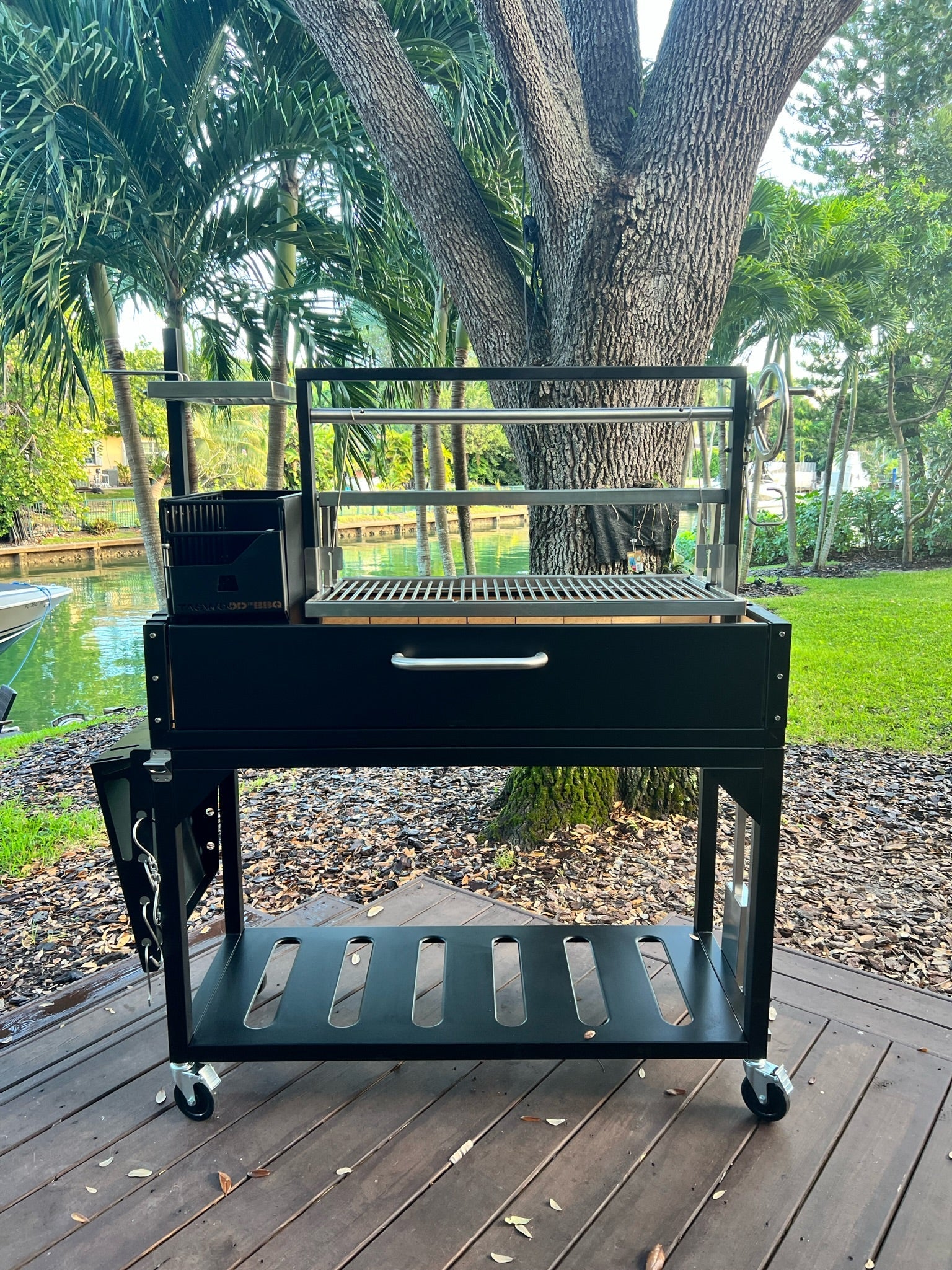 Tagwood BBQ Argentine Santa Maria Wood Fire & Charcoal Gaucho Grill | BBQ03SI-- - TAGWOOD BBQ STORES