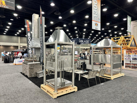 Tagwood BBQ XL Argentine Santa Maria Wood Fire & Charcoal Gaucho Grill all Stainless Steel | BBQ22SS - TAGWOOD BBQ STORES