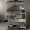 Stainless Steel Grill-Mounted Smoke Hood